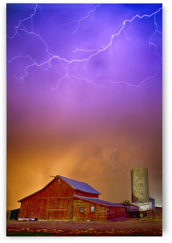 Colorful Country Storm by Bo Insogna
