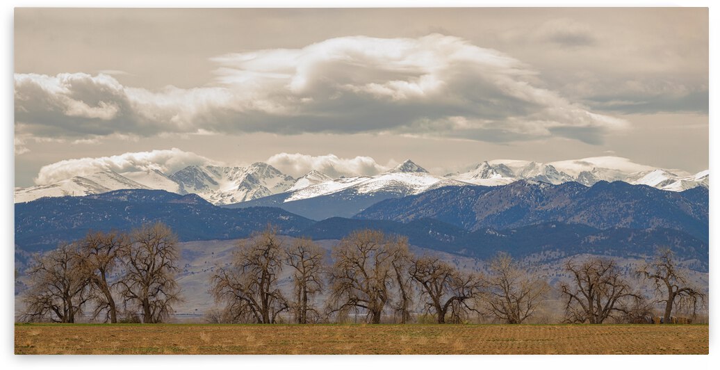 Rocky Mountain Front Range Panorama by Bo Insogna
