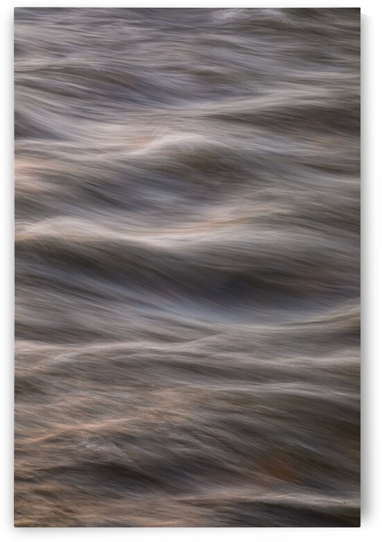Flowing Creek Sunset Abstract Portrait by Bo Insogna