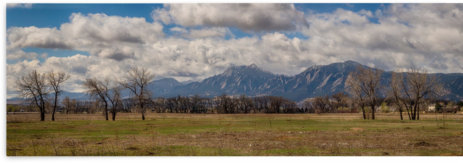 Boulder Colorado Front Range Panorama View by Bo Insogna