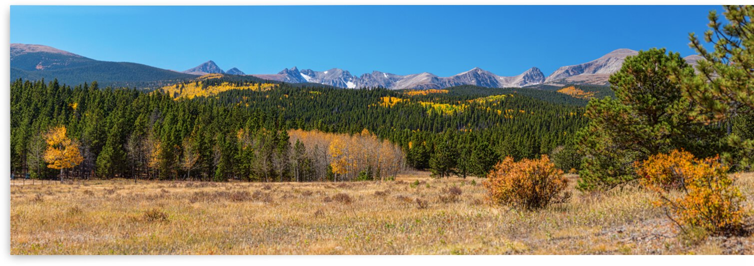 High Elevation Colorado Rocky Mountain Front Rang by Bo Insogna