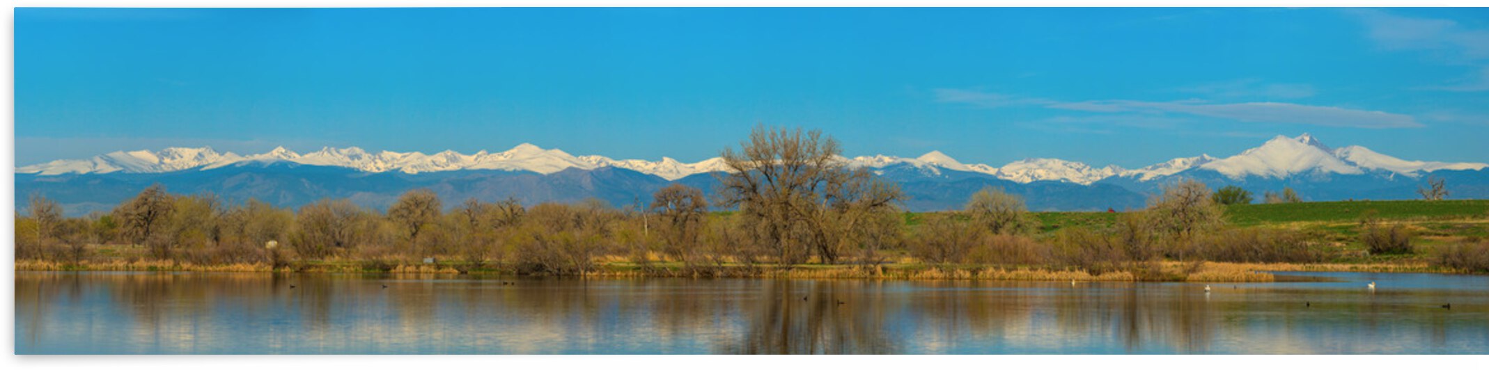 Colorado Rocky Mountain Front Range Panoramic by Bo Insogna