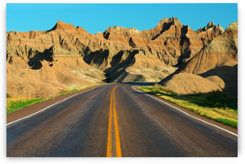 Majestic Badlands of South Dakota - A Scenic Drive of Natural Beauty by Bo Insogna