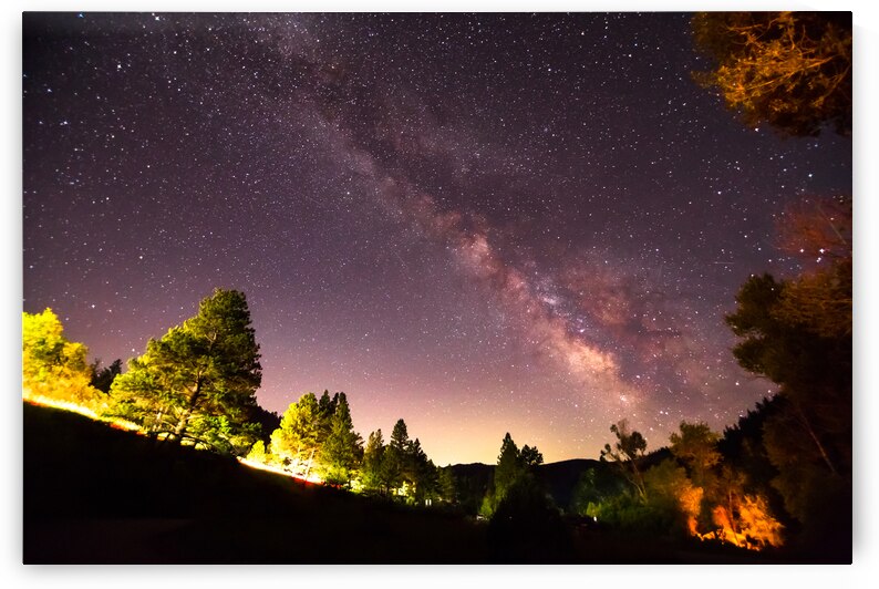 Milky Way Night Sky Astrophotography Colorado Rocky Mountains by Bo Insogna