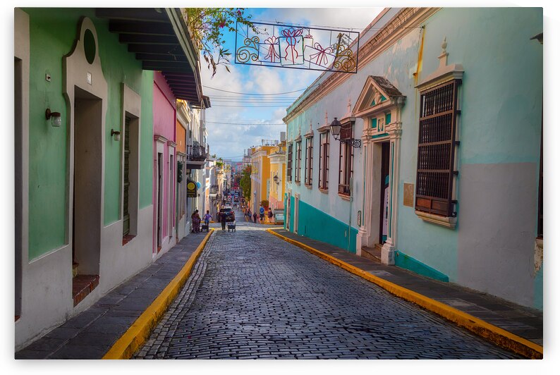 Vibrant Essence of Old San Juan Puerto Rico by Bo Insogna
