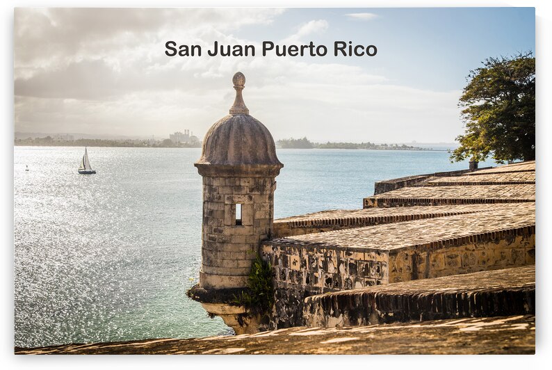 San Juan Puerto Rico Poster Postcard by Bo Insogna