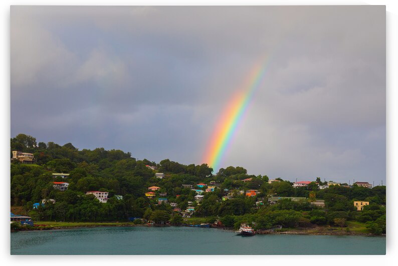 The Splendor of St. Lucia Finale of an Intense Rainbow by Bo Insogna