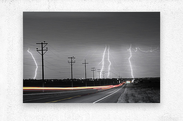 Into The Storm  Metal print