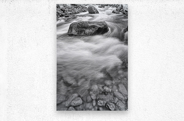 Fishermans View in Black and White  Metal print