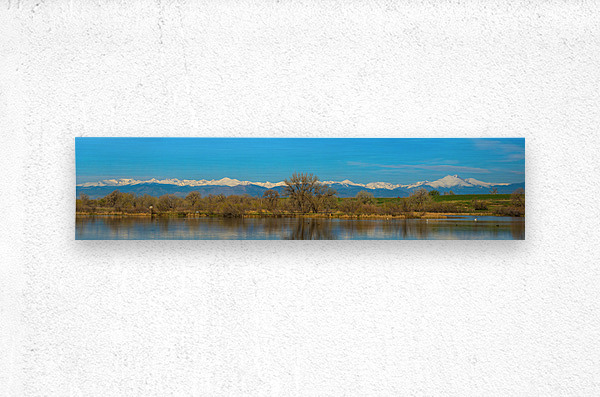 Colorado Rocky Mountain Front Range Panoramic  Metal print