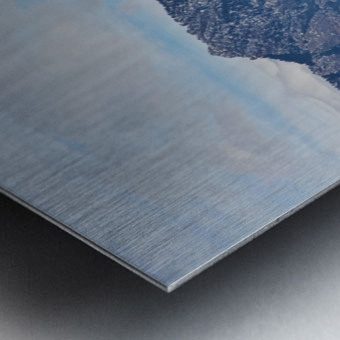 Flatirons Longs Peak Winter Panorama Impression metal