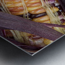Colorful Indian Corn Impression metal
