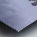 New Orleans Skyline Where the River is Calm and the Jazz Never Sleeps Metal print