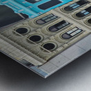 Vibrant French Quarter A Colorful Aerial View of New Orleans Impression metal