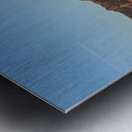 Full Moon Boulder Colorado Front Range Panorama Metal print