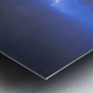 Lightning Striking Over Boulder Reservoir Impression metal