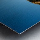 Waning Gibbous Moon Boulder Colorado Flatirons Early Morning Lig Metal print