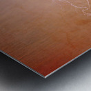 Praying Monk Camelback Mountain Lightning Monsoon Storm Metal print