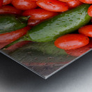 Gardens Embrace A Ruby and Emerald Harmony Metal print