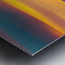 Abstract Sunset Over a Tree Line Metal print