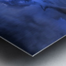 Electric Storm Lightning Burst in Night Sky Metal print