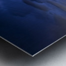 Electric Night Storm Lightning Light Trails Photography Metal print