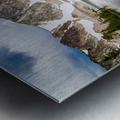 Mountain Majesty Medicine Bow Peak Reflection Impression metal