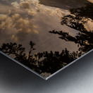 Alpenglow Kiss Jenny Lake Teton Sunset Metal print