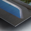 Coming Down from the High Country Window View Metal print