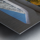 Colorado Road Trip View Snowy Peaks Golden Aspen Metal print