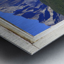 Colorado Autumn Longs Peak Window View Fine Art Print Metal print