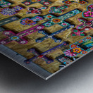 Colorful Mexican Crosses Folk Art Display Metal print