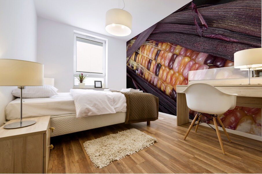 Colorful Indian Corn Mural print