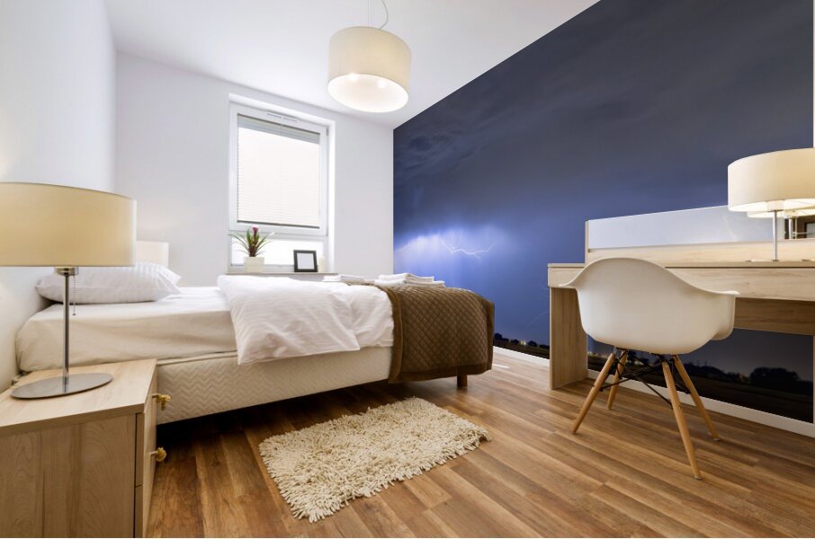 Michelangelo Lightning Strikes Oil Mural print