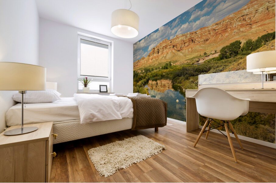 Red Rock Majesty Wind River Reflection Mural print