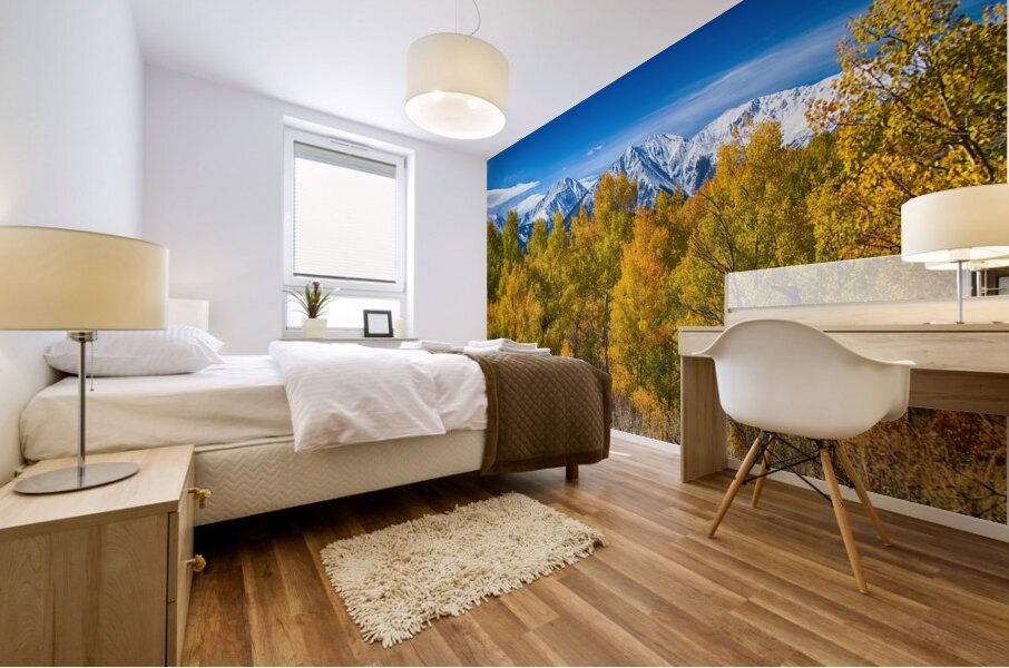 Independence Pass Autumn View Impression murale