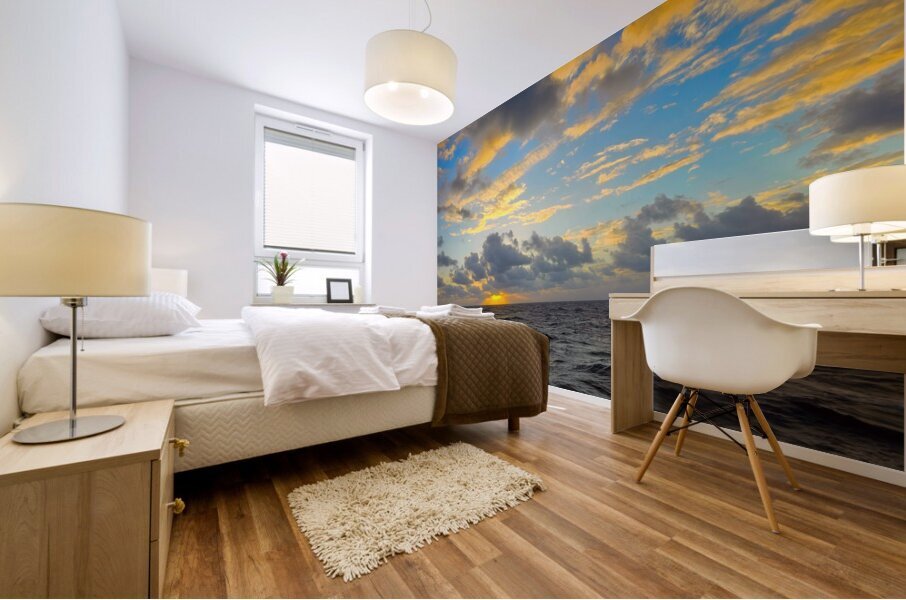 Mother Natures Fiery Finale Mural print