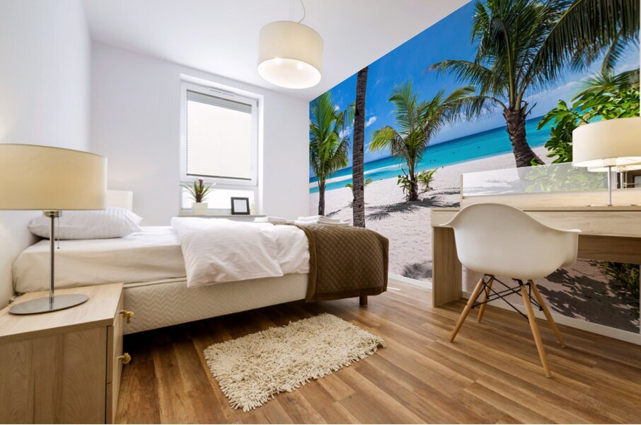 Tropical Vacation View Mural print