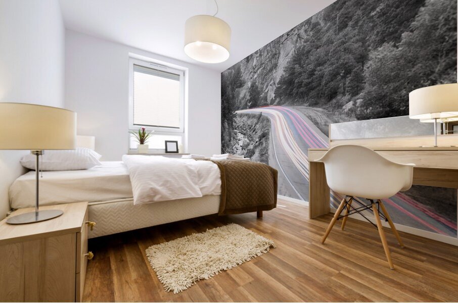 Boulder Canyon Drive and Selective Colorado Commute  Mural print