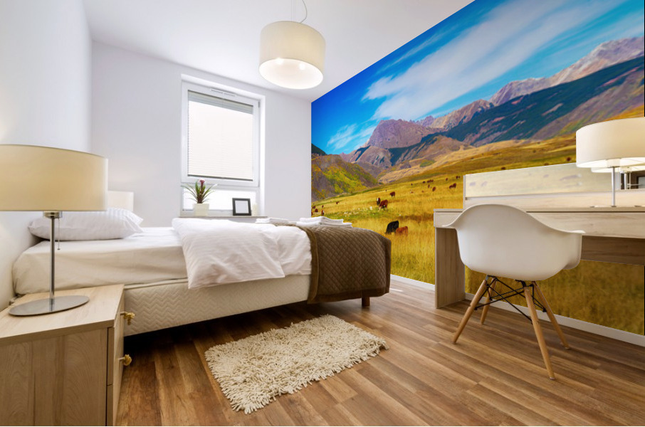 Crested Butte Panorama1 Mural print