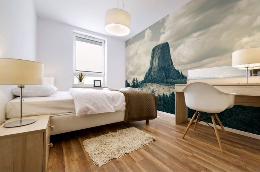 Devils Tower also called Grizzly Bear Lodge Mural print