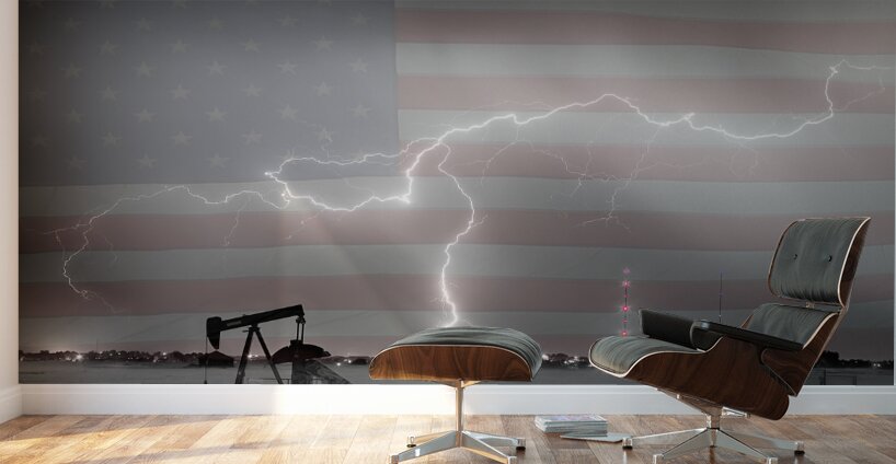 Crude Oil and Natural Gas Striking Across America BWSC HDR Wall Murals