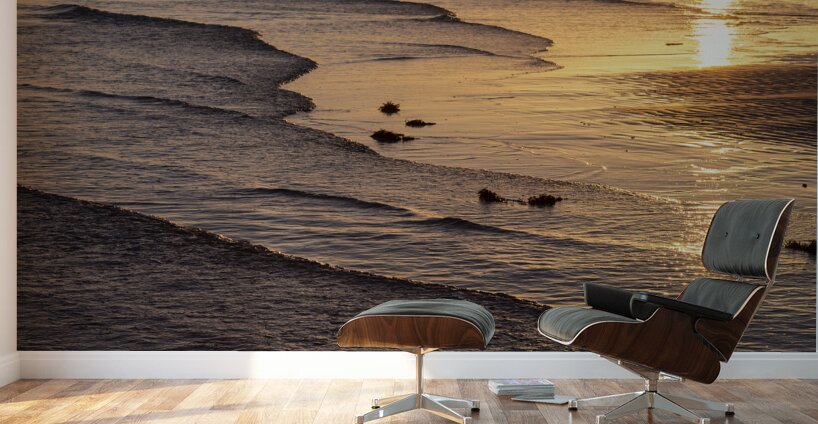 Golden Tide Wall Murals