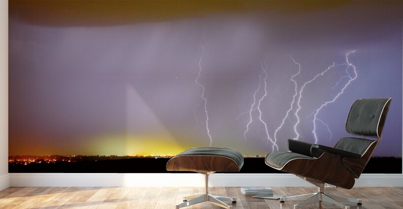 Into the Colorful Night Wall Murals