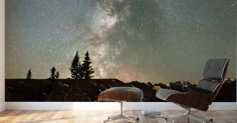 Rocky Mountain Night Wall Murals