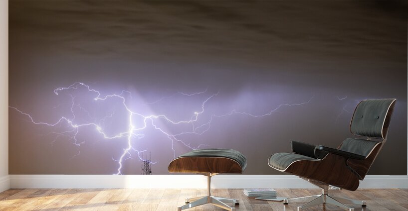 Electric Night Wall Murals