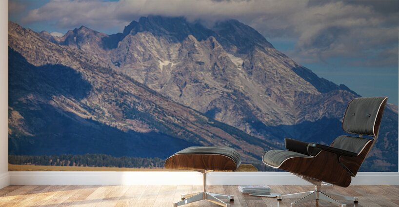 Cloud Crowned Peaks Teton Homestead Legacy Wall Murals