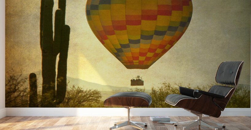Desert Ascension Fine Art Hot Air Balloon Wall Murals