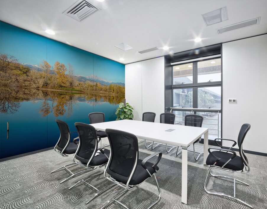 Autumn Colorado Twin Peaks Golden Ponds Reflections Wall Printing