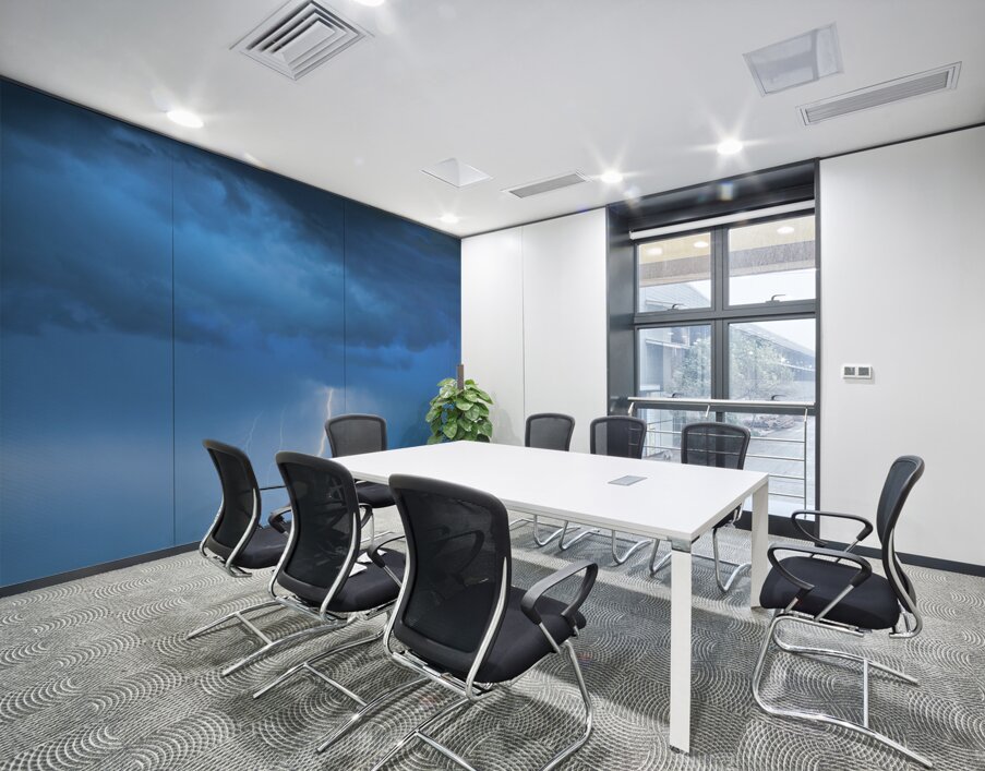 Lightning Raining Down with Some Firework Sprinkles Wall Printing